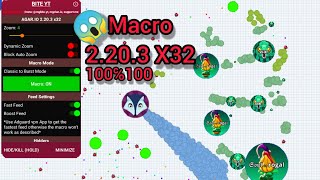 Agario macro nasıl yapılır anlatım 100\u00100 [upl. by Kussell]