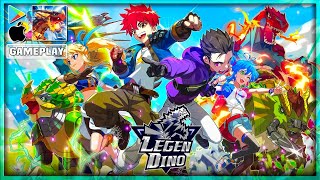 LEGENDINO Gameplay  Dinosaur PvP Battle Game  Official Launch  AndroidiOS Mobile Walkthrough [upl. by Inat]