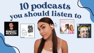 10 podcasts you should listen to 🎧  podcast recommendations [upl. by Alleber]