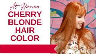 DIY Cherry Blonde At Home [upl. by Anikal505]