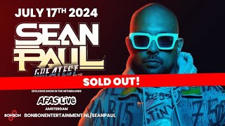 Amsterdam Afas Live Sean Paul Greatest Tour 17072024 [upl. by Ibbed]