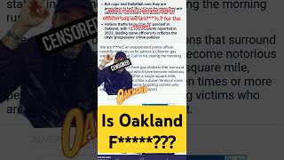 Oakland Neighborhoods You Must Avoid oaklandcrime [upl. by Bobina]