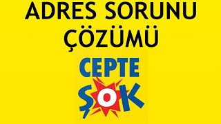 Cepte Şok Adres Sorunu Çözümü [upl. by Refotsirc]