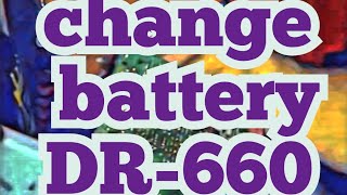 how to change battery Boss Dr660 Dr Rhythm Drum Machine no unsoldering battery mount [upl. by Oicnevuj]