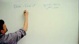 Finding a square root using logarithms [upl. by Hannaoj90]