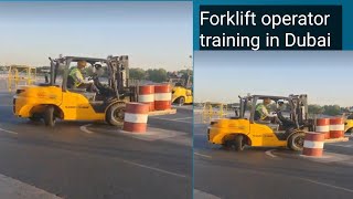 forklift operator training in Dubai [upl. by Barboza]