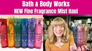 Bath amp Body Works NEW Fine Fragrance Mist Haul [upl. by Drusy]