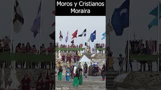 Moors and Christians A cultural spectacle  Moros y Cristianos Moraira shorts short [upl. by Garrek]