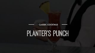 Classic Cocktail  Planters Punch [upl. by Otrebor]