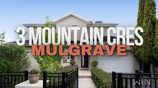 Property Video  3 Mountain Crescent Mulgrave with Vivienne Zhang [upl. by Eentihw]