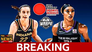 WNBPA slams USA Today columnist over Caitlin Clark question to DiJonai Carrington [upl. by Brubaker]