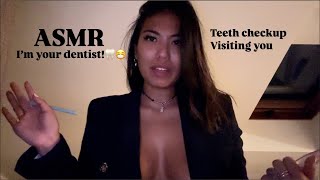 ASMR ROLEPLAY  Your dentist gives you a relaxing treatment 🦷😷 [upl. by Hsepid]