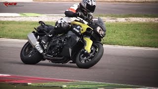 BMW K1300R  Test on track  Onboard [upl. by Eras]