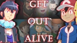 Pokemon AMV Get Out Alive [upl. by Arraic]