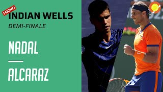 Lélève ALCARAZ vatil battre le maître NADAL   Indian Wells 2022 [upl. by Fessuoy]