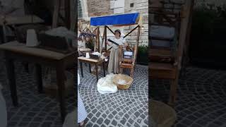 Festa no estilo medieval Italymedieval italy osimo ancona marche [upl. by Gardol911]