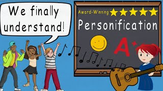 Personification Figurative Language Song by Melissa  Award Winning Song Video [upl. by Ramsay984]