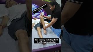 Help the stroke patient👨‍🦼 with fast recovery  paralysis stroke trending ytshorts [upl. by Acimad]