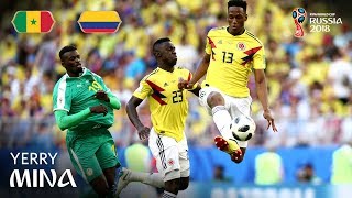 Yerry MINA Goal  Senegal v Colombia  MATCH 48 [upl. by Ahsimrac128]