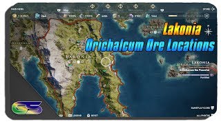 Assassins Creed Odyssey All Lakonia Orichalcum Locations [upl. by Rhpotsirhc]