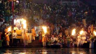 Ganga Aarti at HarKiPauri Haridwar  Incredible India [upl. by Nostets]