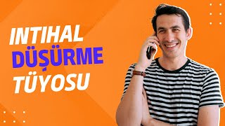 İNTİHAL DÜŞÜRME TÜYOSU İNTİHALA KESİN ÇÖZÜM [upl. by Howland795]