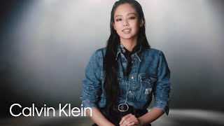 On Set with JENNIE  Calvin Klein Fall 2023 Campaign [upl. by Enialed]