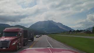 Hwy 3  Crowsnest Pass amp Frank Slide  Alberta  British Columbia Border। What a View [upl. by Alahsal]