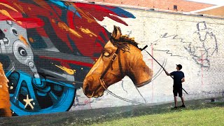 Painting My Greatest Mural Yet for Charming Texas Town [upl. by Jerrold]