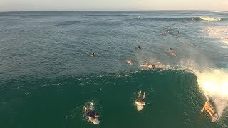 Cyclone Oma Epic Low Tide BarrelsquotThe Parkquot Noosa Thurs 21Feb 2019 [upl. by Terrel]