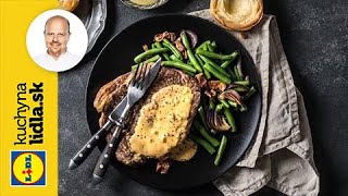 Rib Eye steak s Yorkshire puddingom  Roman Paulus  Kuchyňa Lidla [upl. by Petite]