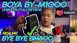 Boya ByM1000 Full Review  Unboxing [upl. by Aseral945]