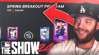 FINISH SPRING BREAKOUT IN 1 HOUR  MLB The Show 24 How to finish Spring Breakout Program Fast [upl. by Anoik]