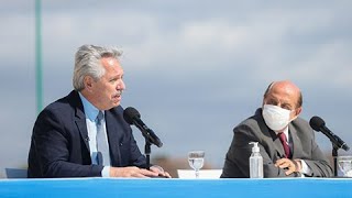 El Presidente Alberto Fernández encabezó un acto en el Parque Industrial Hudson [upl. by Spiegleman]