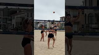 olympians April and Alix at it AGAIN beachvolleyball beachvolleyballworld beachvibes beachlife [upl. by Regen680]