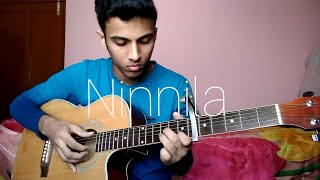 Ninnila SongTholi Prema Songs Guitar cover Video [upl. by Itsim]