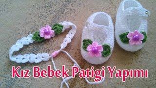 Bebek Elbise Takımının Patiğinin Yapılışı  Canım Anne Canım Anne [upl. by Yrennalf]