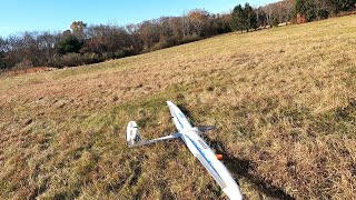 Herons flight at substantial height crash and second flight [upl. by Yelrehs]