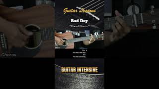 Bad Day  Daniel Powter  EASY Guitar Tutorial with Chords  Guitar Lessons  guitarhowto [upl. by Ylluz]