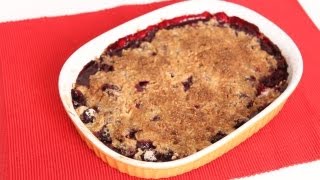 Blackberry Crumble Recipe  Laura Vitale  Laura in the Kitchen Episode 616 [upl. by Oira]