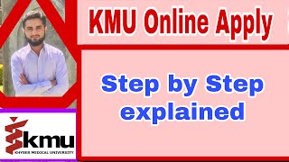 KMU online Application Regestration process  Step by Step explaination KMU BS programs Apply [upl. by Psyche]