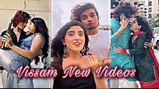 Vissam New Romantic Videos♥️Vishal pandey amp Sameeksha Sud new Instrareels💛vissamteentigada [upl. by Llamaj546]