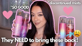 Top 10 Discontinued Bath amp Body Works Mists they NEED to bring back 😩🙏🏻 [upl. by Ardnasal]