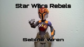 Sabine Wren  Star Wars Rebels 375quot Figure Review [upl. by Newo]