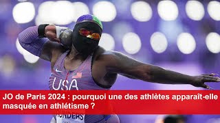 JO de Paris 2024  pourquoi une des athlètes apparaîtelle masquée en athlétisme [upl. by Ilana]