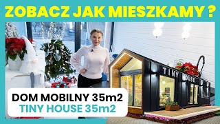 JAK MIESZKAMY NA 35m2  Dom 35m2 mobilny ▪ UMEBLOWANY DOM w stylu MORSKIM IKADOM  producent [upl. by Aube717]