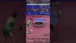 Audience Sabotage malong joosehyuk sports pingpong shorts tabletennis goat [upl. by Kessel]