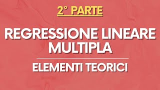 STATA Regressione Lineare Multipla – Elementi Teorici – PARTE 22 [upl. by Yrreiht]