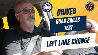 Utah DLD Road Skills Test Mandatory Maneuvers  Left Lange Change [upl. by Jenn868]