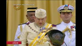 SPM 2017  BINGKISAN ISTIADAT PERTABALAN DYMM AGONG KE15 23 APR 2017 [upl. by Leuas]